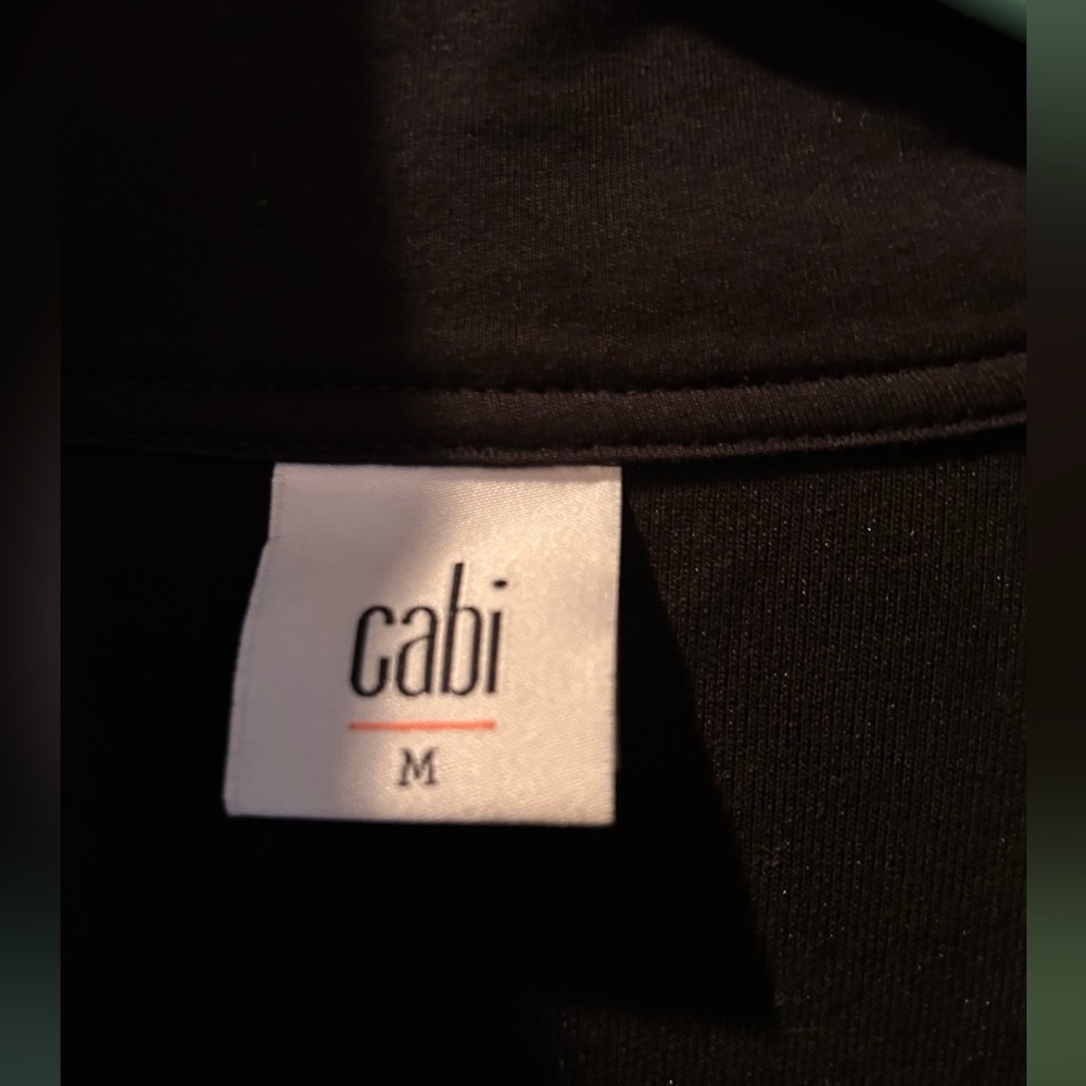 Cabi Black and White Striped Sprint Jacket Women’s Size Medium - Picture 5 of 5